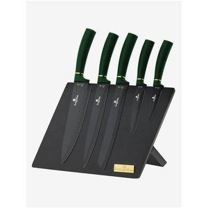 Sada pěti nožů v magnetickém stojanu BERLINGERHAUS Emerald Collection obraz