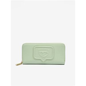 Světle zelená dámská peněženka CHIARA FERRAGNI Eyelike Bags obraz