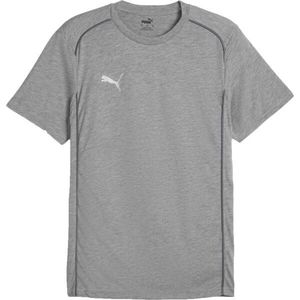 Puma TEAMFINAL TEE Pánské sportovní triko, šedá, velikost obraz