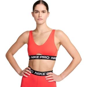 Nike INDY Dámská sportovní podprsenka, červená, velikost obraz