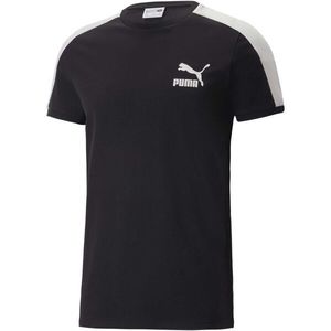Puma T7 ICONIC TEE Pánské triko, černá, velikost obraz