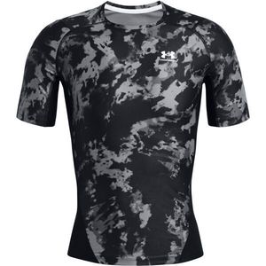 Under Armour HG ISOCHILL PRINTED TEE Pánské triko, černá, velikost obraz
