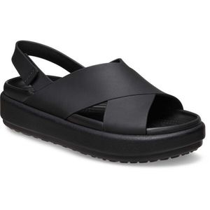 Crocs BROOKLYN LUXE CROSS STRAP W Dámské sandály, černá, velikost 36/37 obraz