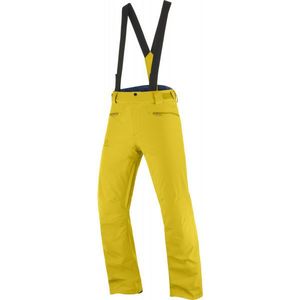 Salomon STANCE PANT M Pánské lyžařské kalhoty, žlutá, velikost obraz