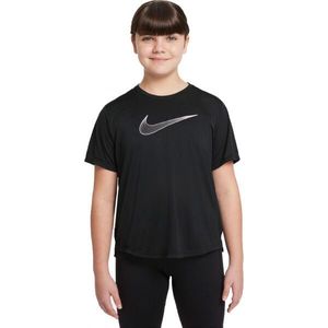 Nike DRI-FIT ONE Dívčí tričko, černá, velikost obraz