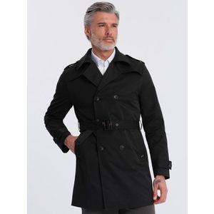 Ombre Clothing Kabát Černá obraz