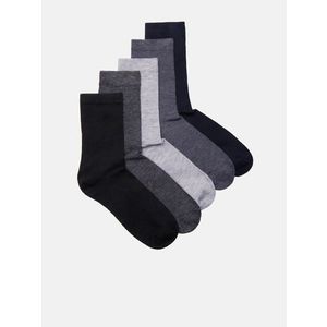 Edoti Ponožky 3 páry Černá obraz