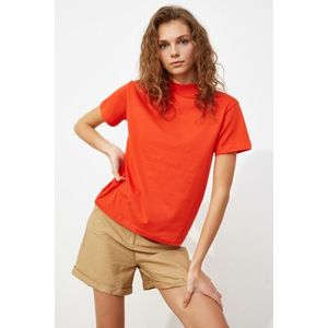Trendyol T-Shirt - Red - Regular fit obraz