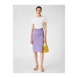 Koton Women's Purple Skirt obraz