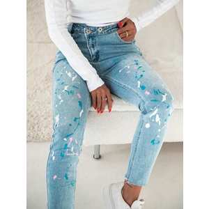 Dámské džínové džíny s potiskem obraz