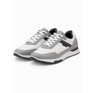 Ombre Men's mesh sneaker shoes - grey obraz