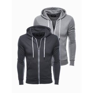 Ombre Clothing Men's zip-up sweatshirt - mix 2 obraz
