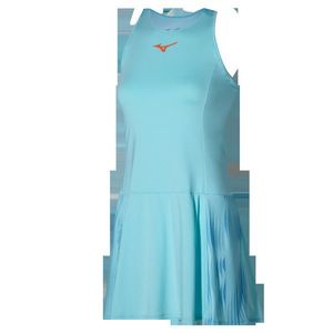 Dámské šaty Mizuno Printed Dress Tanager Turquoise M obraz