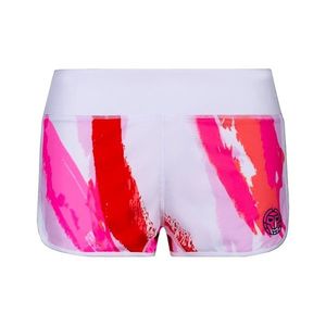 Dámské šortky BIDI BADU Hulda Tech 2 In 1 Shorts White/Red L obraz