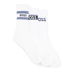 3PACK ponožky Hugo Boss bílé obraz