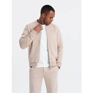 Ombre Men's jacquard knit jacket + pants set obraz