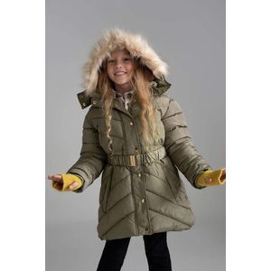 DEFACTO kabát/parka s kapucí a podšívkou z umělé kožešiny obraz