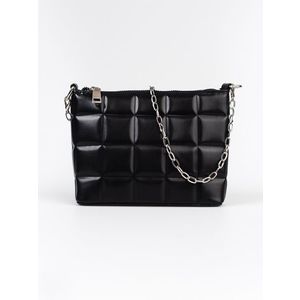 Shelvt Women's black quilted handbag obraz