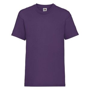 Purple Fruit of the Loom Cotton T-shirt obraz