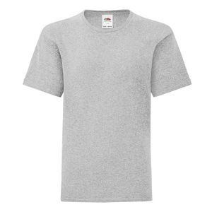 Grey children's t-shirt in combed cotton Fruit of the Loom obraz