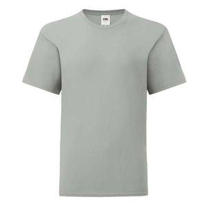 Grey children's t-shirt in combed cotton Fruit of the Loom obraz