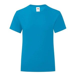 Blue Girls' T-shirt Iconic Fruit of the Loom obraz