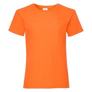 Orange Girls' T-shirt Valueweight Fruit of the Loom obraz