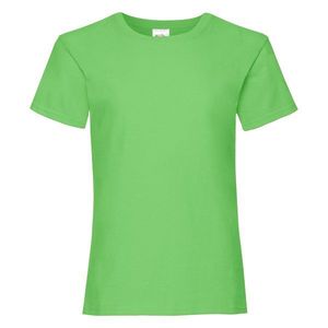 Valueweight Fruit of the Loom Girls' Green T-shirt obraz