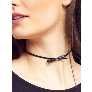 Skai necklace with bow-shaped tag obraz