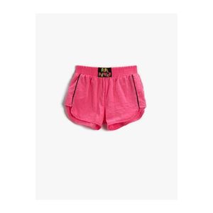 Koton Mini Shorts with Stripe Detail Elastic Waist. obraz