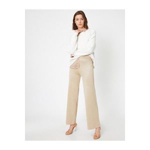 Koton Shimmer Detailní pletené kalhoty obraz