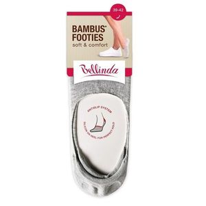 Bellinda BAMBOO FOOTIE SOCKS - Bamboo very low women's socks - black obraz
