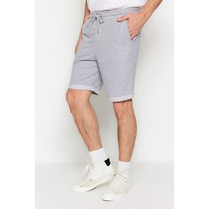 Trendyol Shorts - Gray - Normal Waist obraz