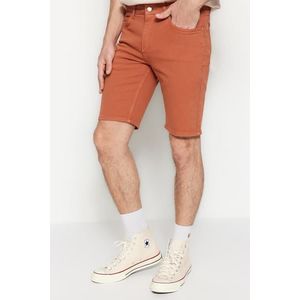 Trendyol Tile Men's Skinny Fit Stretchy Fabric Denim Jeans Shorts & Bermuda obraz