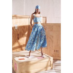 Koton Floral Midi Skirt with Pockets obraz