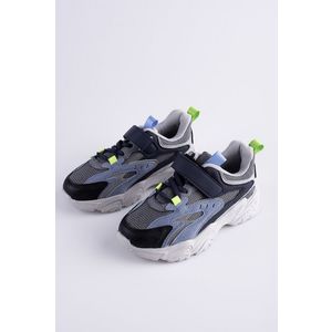Shelvt boys' sneakers on a thick platform blue obraz
