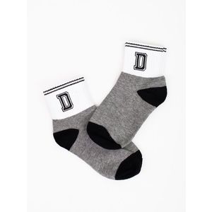 Children's socks Shelvt gray with asterisk obraz