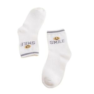 Children's socks Shelvt white Smile obraz