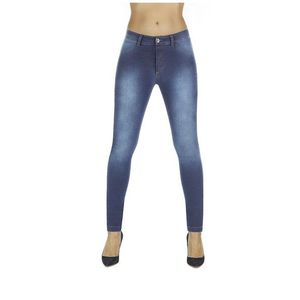 Bas Bleu Women's pants TIMEA jeans modeling buttocks shaded obraz