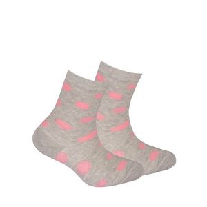 Gatta G34.01N Cottoline girls' socks patterned 27-32 white 227 obraz