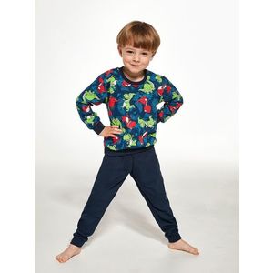 Pyjamas Cornette Kids Boy 286/144 Dino 2 l/r 86-128 jeans obraz