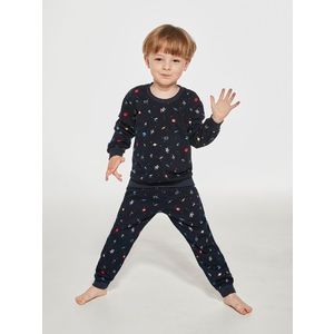 Pyjamas Cornette Young Boy 762/143 Cosmos length/r 134-164 navy blue obraz