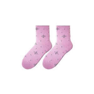 Bratex D-060 women's winter socks pattern 36-41 pink 034 obraz