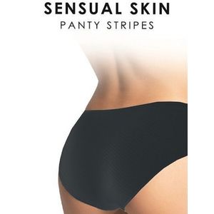 Panties Gatta 41684 Panty Stripes Sensual Skin S-XL black 06 obraz