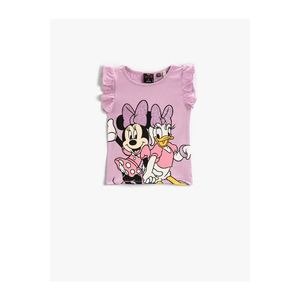 Koton Printed Disney Licensed Sleeveless T-Shirt Cotton obraz