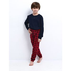 Pyjamas Sensis Louie Kids Boy Christmas length 134-152 navy blue 059 obraz