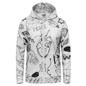 Mr. GUGU & Miss GO Unisex's Hoodie HKZ-U-PC 717 obraz