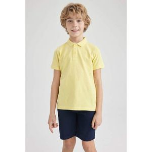 DEFACTO Chlapecké Polo Tričko s Krátkým Rukávem a Pique Límcem, Regular Fit obraz