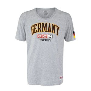 Pánské tričko CCM FLAG TEE TEAM GERMANY Athletic Grey obraz
