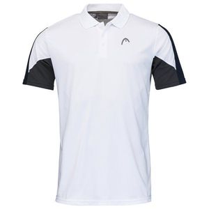 Pánské tričko Head Club 22 Tech Polo Shirt Men White/Dark Blue L obraz